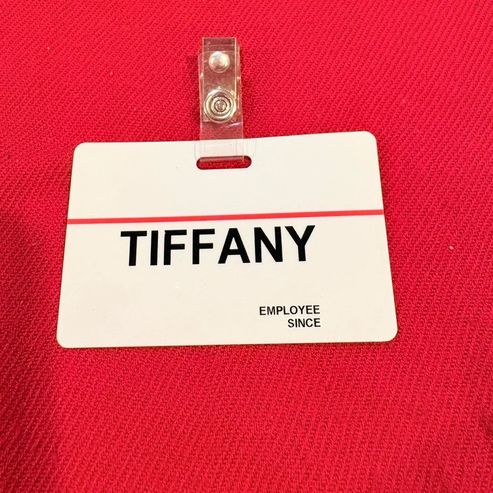 A Badge Card from Name Tiffany